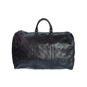 GUCCI Guccissima Boston Duffle Bag Black